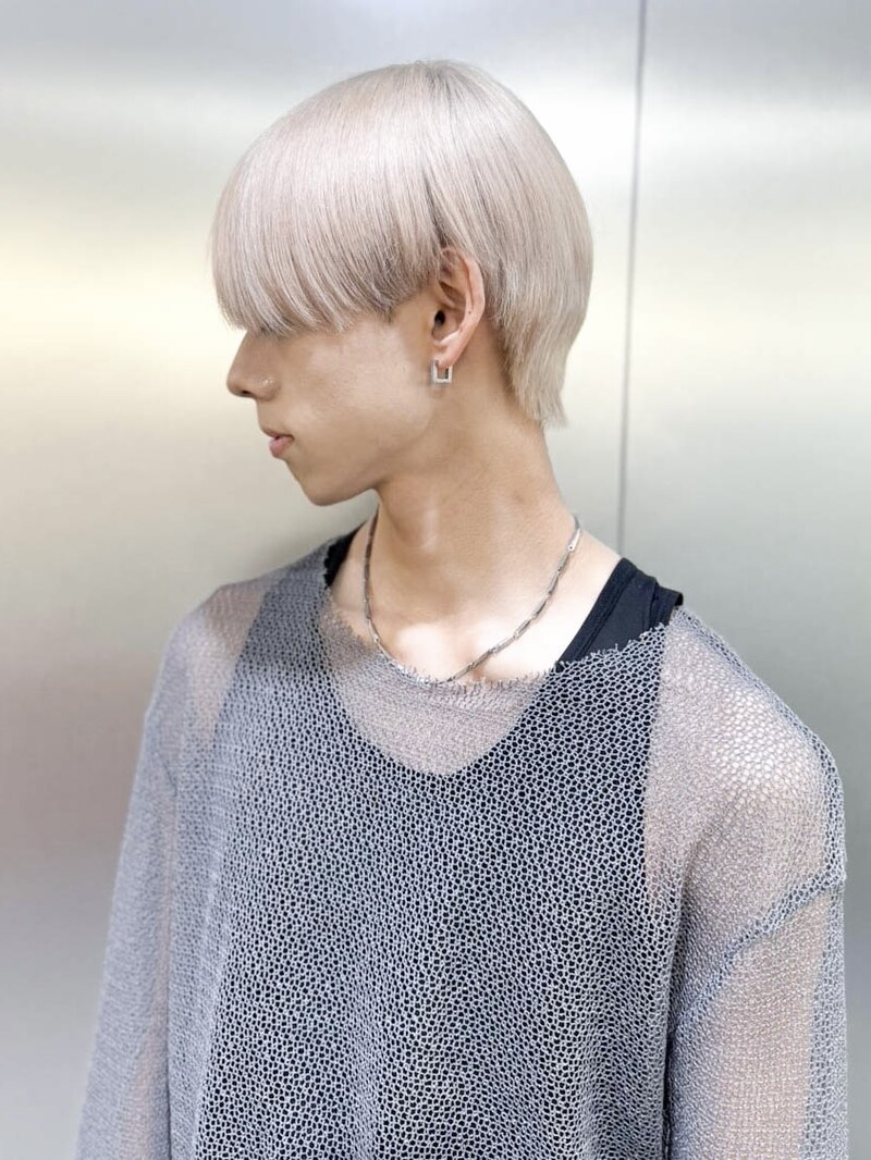 【annex藤川】韓国マッシュ/ホワイトベージュ/ハイトーン