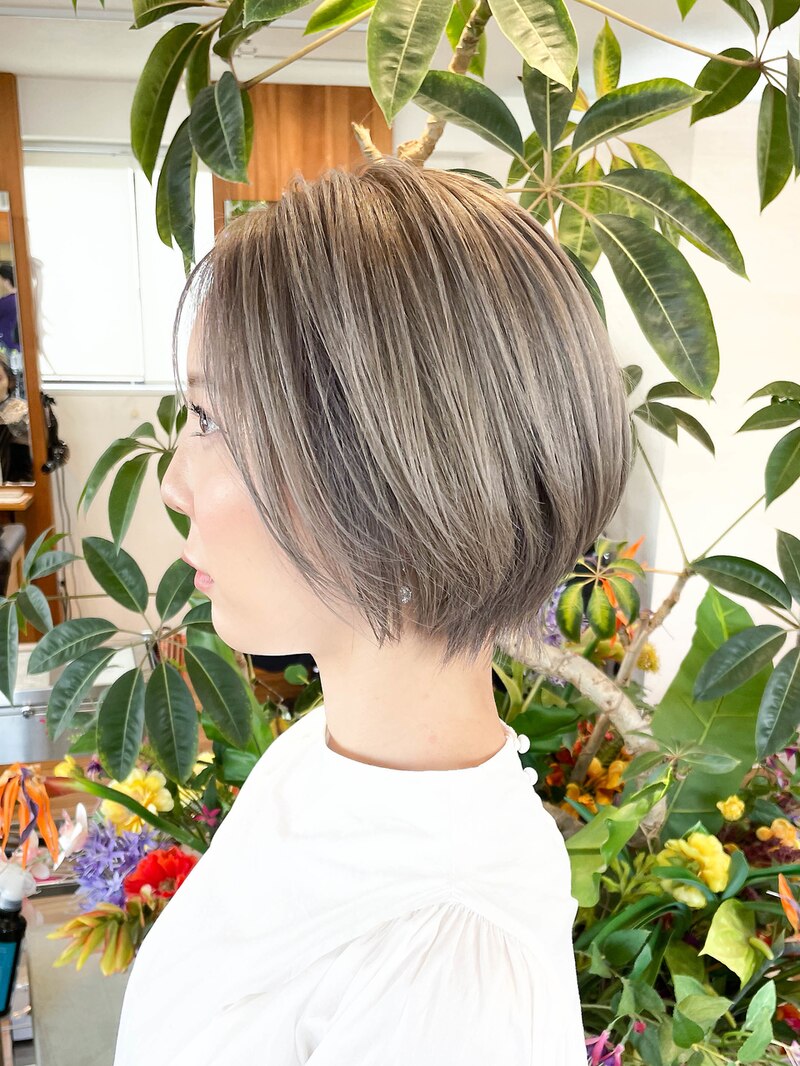 【annex藤川】くびれショート&times;グレージュカラー